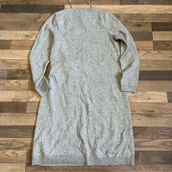🎉 🛍️ MOVING SALE • Talbots Grey long sleeve knit dress L - Picture 3 of 4